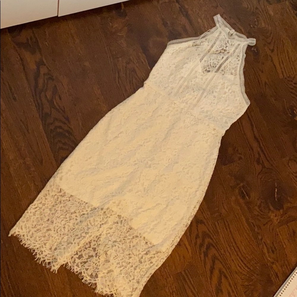 Express White Lace Dress